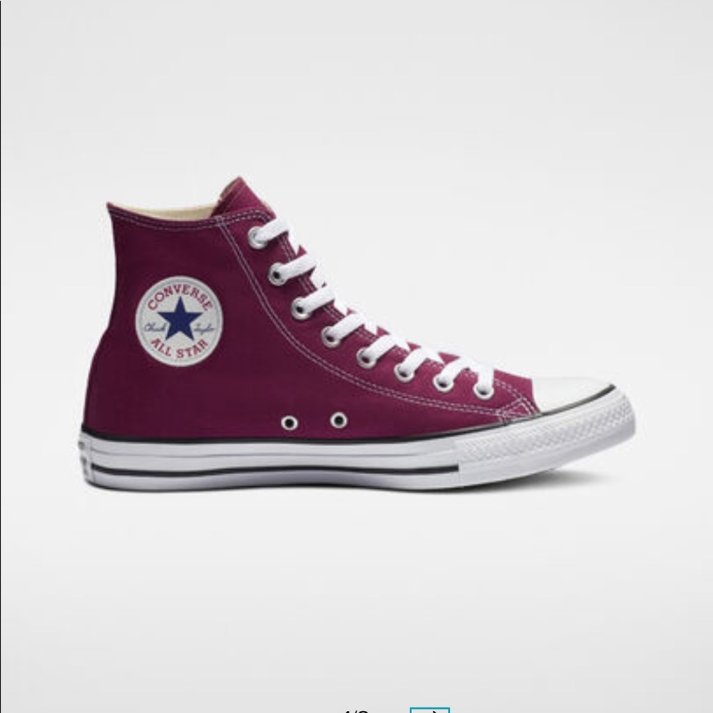Maroon converse